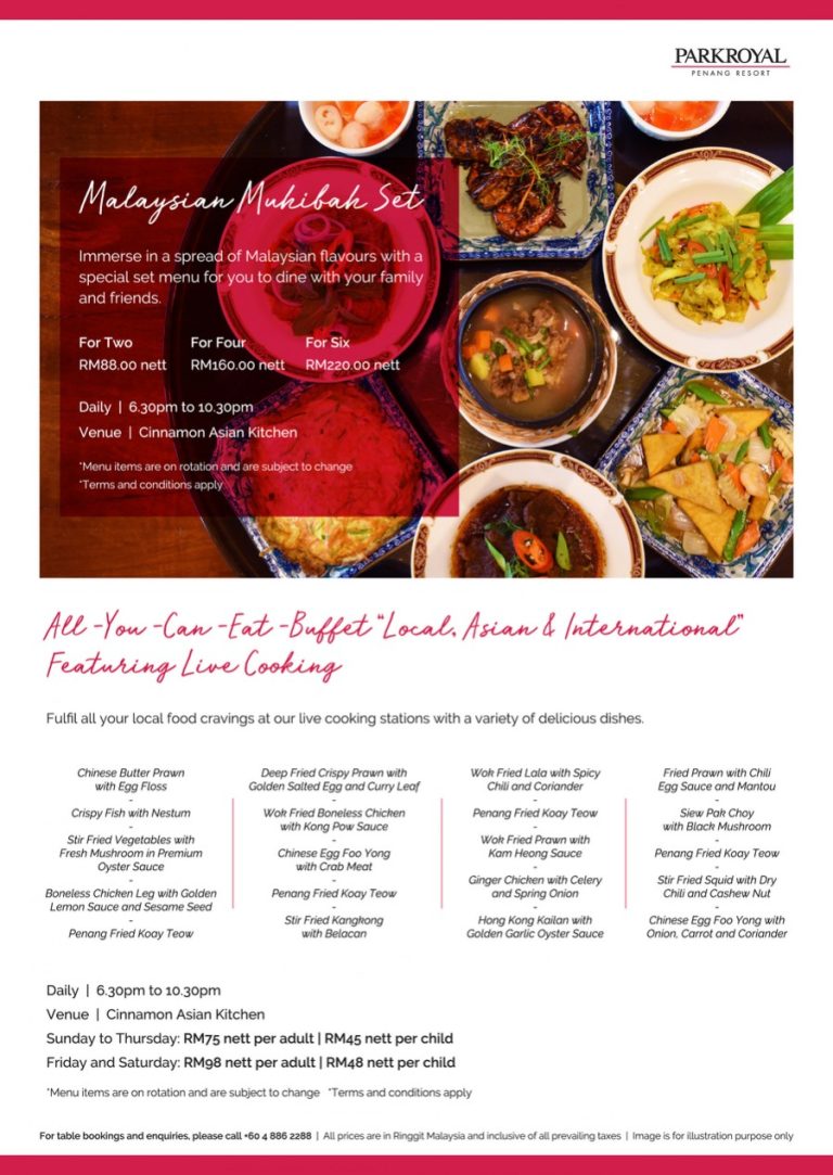 Parkroyal Penang’s Eating Extravaganza